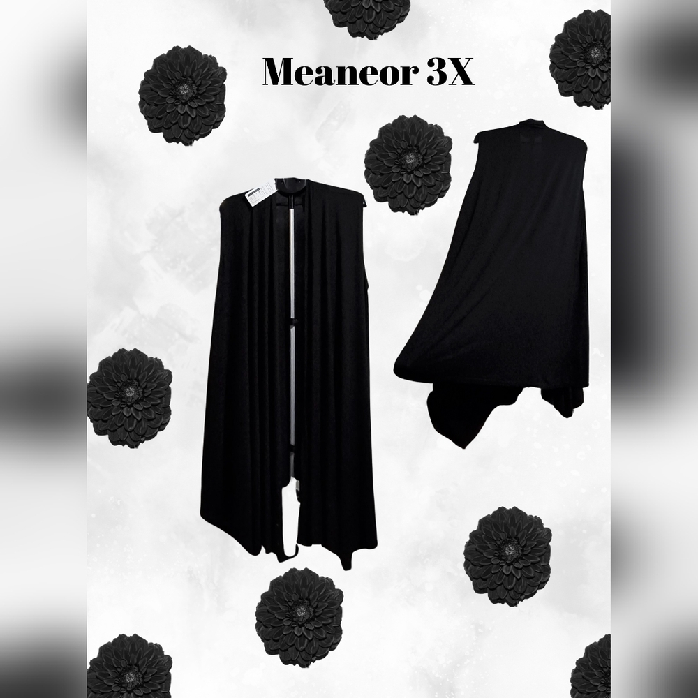 Elegant Black Sleeveless Vest
